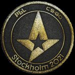 Patch | Astralis (Gold) | Stockholm 2021