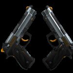 StatTrak™ Dual Berettas | Ventilators (Minimal Wear)