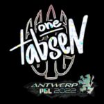 Sticker | tabseN (Glitter) | Antwerp 2022