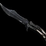 ★ Butterfly Knife | Black Laminate (Factory New)