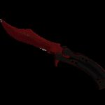 ★ Butterfly Knife | Crimson Web (Minimal Wear)